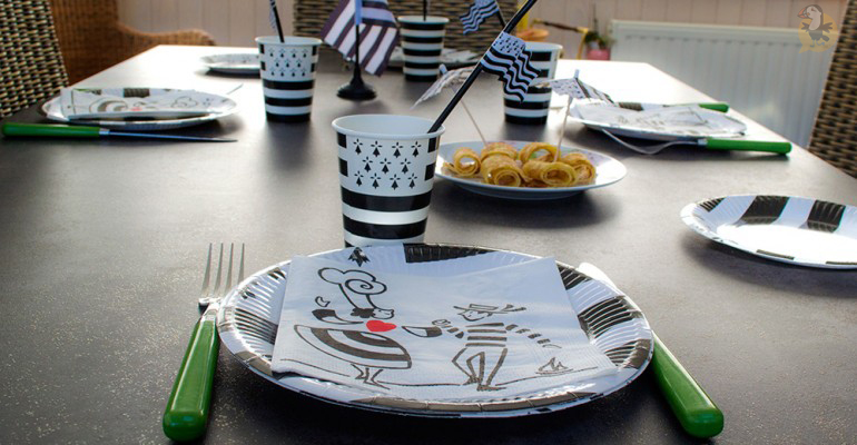 ⇒ Idée Décoration de Fête & Table bretonne - Bretagne