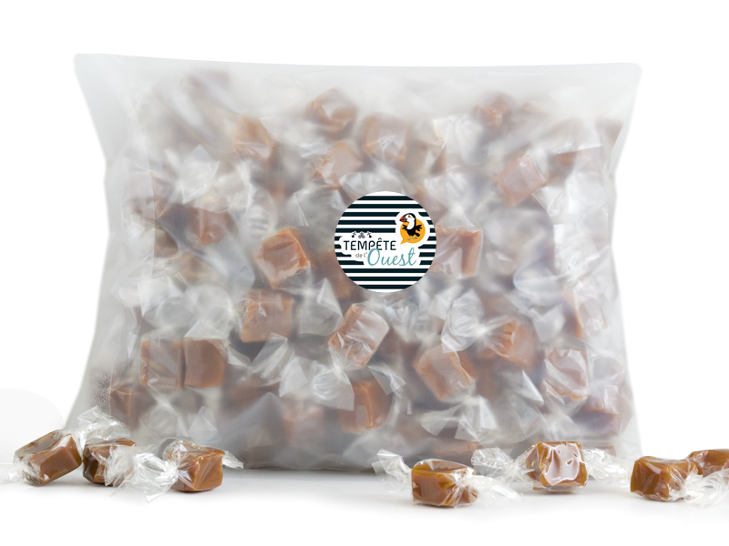 ⇒ Caramels tendres au beurre frais & Sel de Guérande - Boite 50 gr