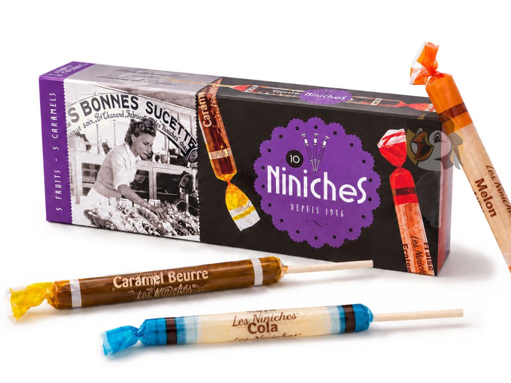 Niniches au fruit et caramel