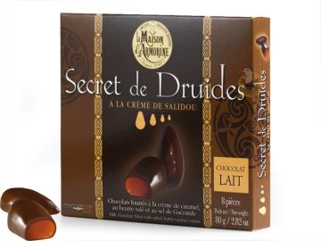 Chocolats au lait fourrés au caramel beurre salé Secrets des Druides