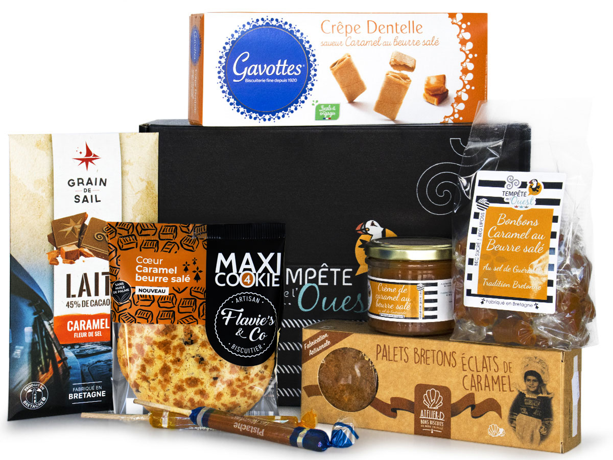 ⇒ Coffret gourmand Breton 100% Chocolat & Confiseries Chocolatées