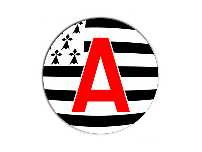 ⇒ Autocollant Sticker A jeune conducteur Drapeau breton