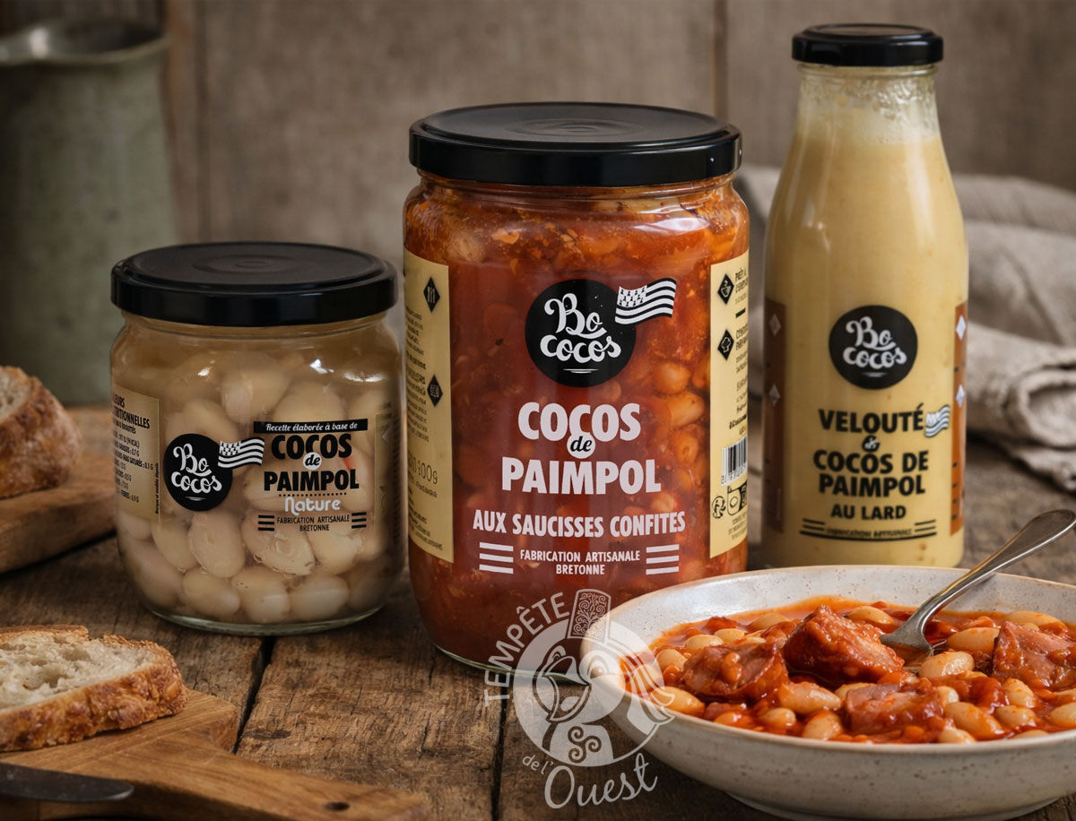 Cocos de Paimpol AOP et saucisse confite - 600g – Image 2