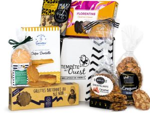 Coffret Panier De Biscuits Gateaux Bretons Traditionnels Tempete De L Ouest