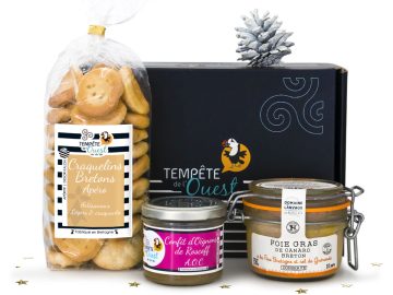 Coffret panier gourmand - Gourmandises bretonnes 100% pur beurre