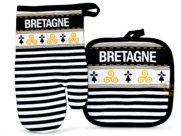 ⇒ Gant de Cuisine Bretagne / Breizh - Décor Breton