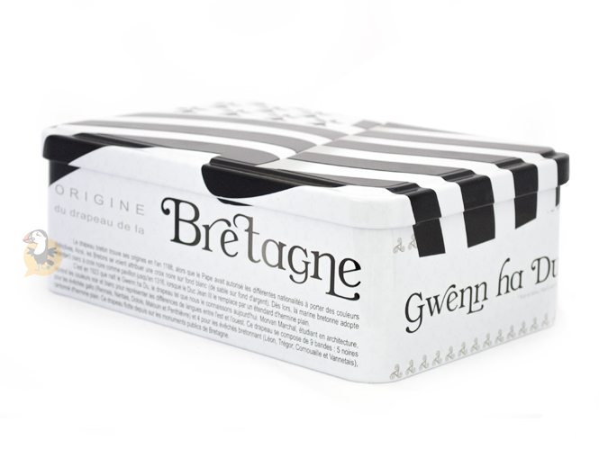 Boîte Métal Drapeau breton - biscuits bretons pur beurre – 125g