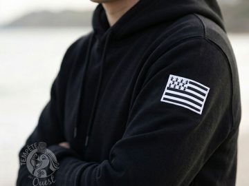 Alternative view of Écusson thermocollant ou à broder Drapeau breton - Fabrication Française