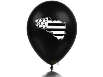 10 ballons de baudruche Carte de Bretagne