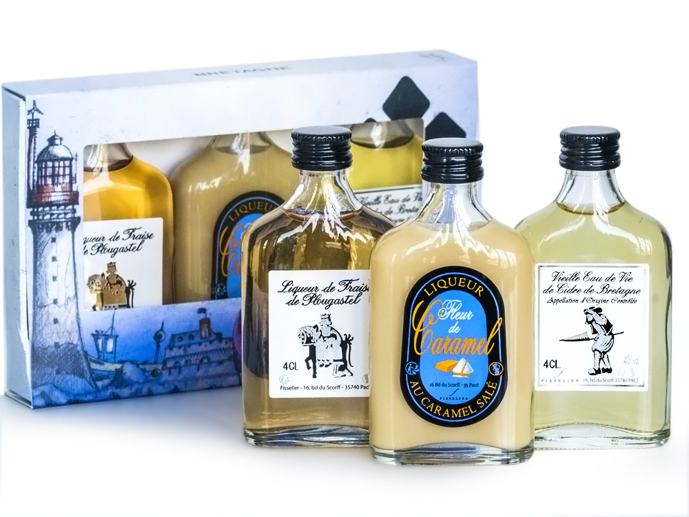 ⇒ Coffret pastis breton Ty Jaune + 2 verres - Fabrication Artisanale