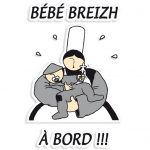 Autocollant Sticker Mam Goudig Bebe Breizh A Bord
