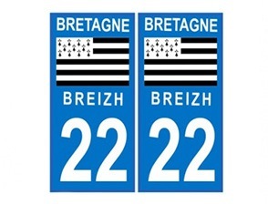 Autocollants Plaques d'immatriculation