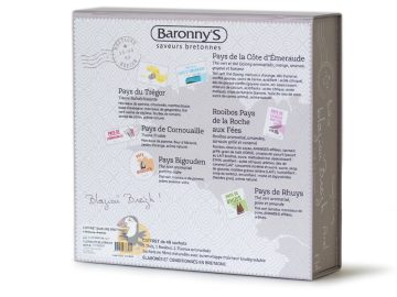 ⇒ Coffret cadeau thés tisanes de Noël BIO Baronny's – 30 sachets