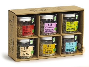 Coffret de 6 sels aromatisés - Coffret cadeau - Epices du Monde