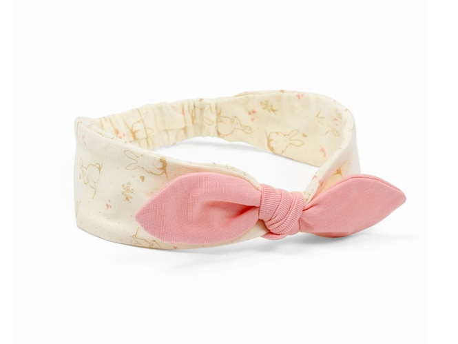Bandeau Fille A Rayures Corail Et Blanc A L Aise Breizh