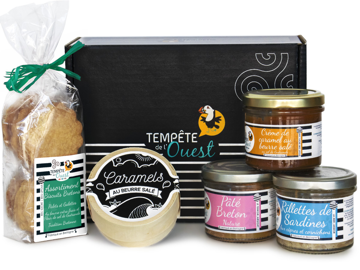 Coffret Gourmand breton - Découverte des Spécialités Bretonnes