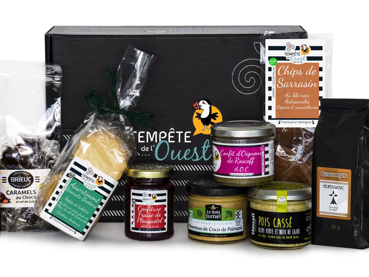 Panier gourmand Noël - Coffret cadeau Coffret Saveurs 16 éléments - JPG