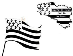 Autocollants drapeau breton