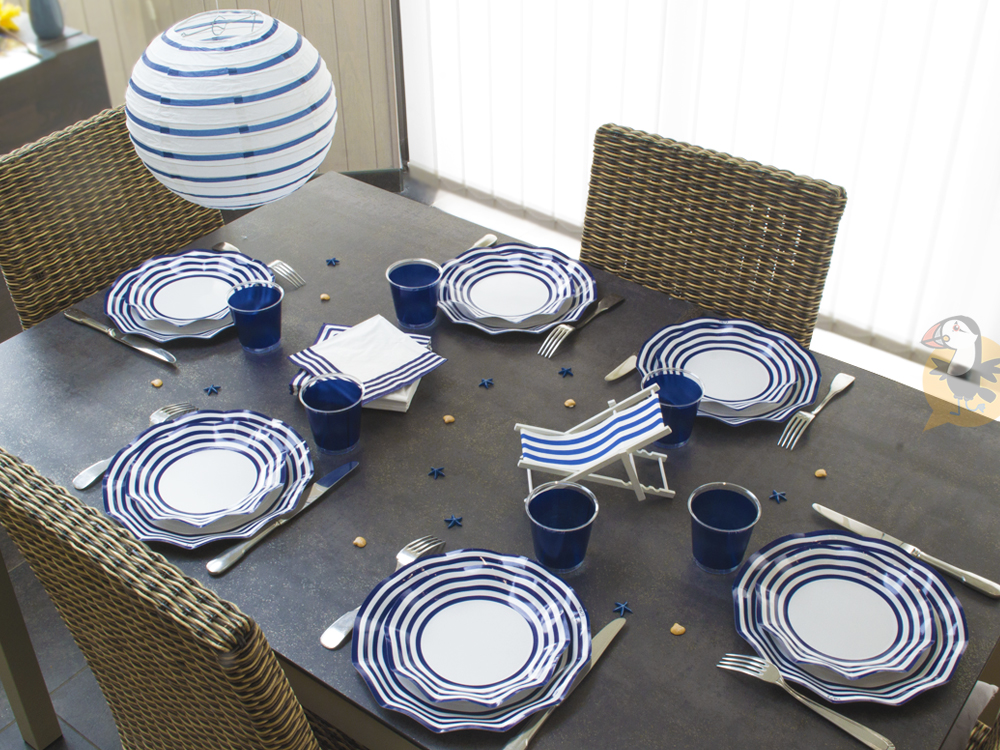 Kit Deco Table Bord De Mer Mariniere Fete Anniversaire Kit Deco Table Bord De Mer Mariniere Fete Anniversaire