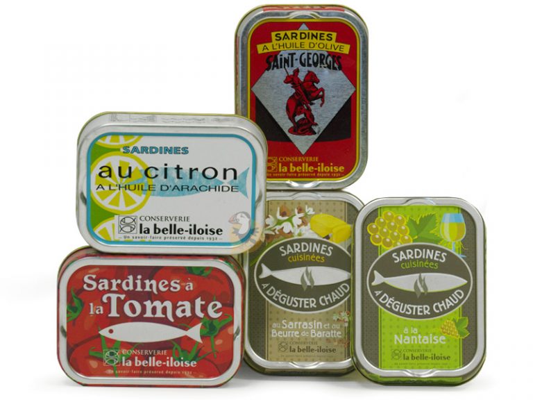 ⇒ Lot de 5 boîtes de Sardines Millesimées La BelleIloise
