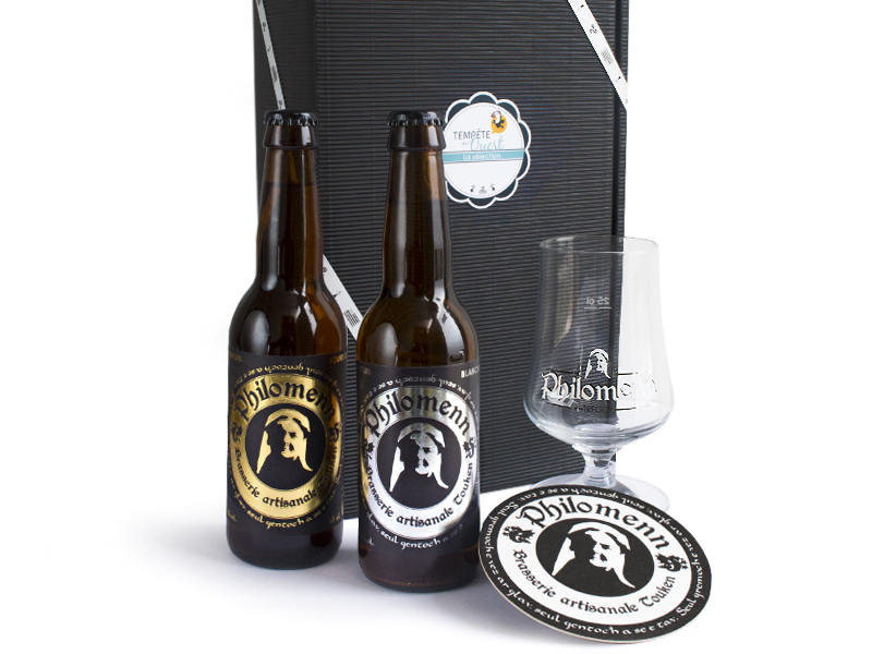 ⇒ Coffret pastis breton Ty Jaune + 2 verres - Fabrication Artisanale