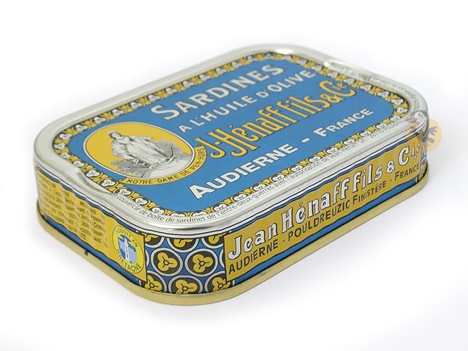 ⇒ Sardines HENAFF à l'huile d'olive - Boîte Collection AUDIERNE !