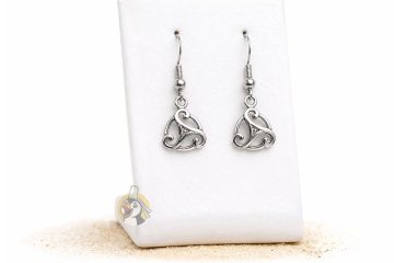 Boucles d'oreilles Triskell rond