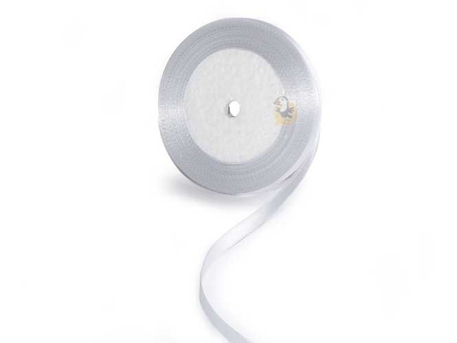 ⇒ Ruban en Satin Blanc 6mm - longueur 20 mètres - Loisirs créatifs