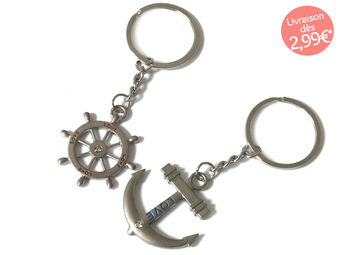 porte-cle-marins-ancre-gouvernail