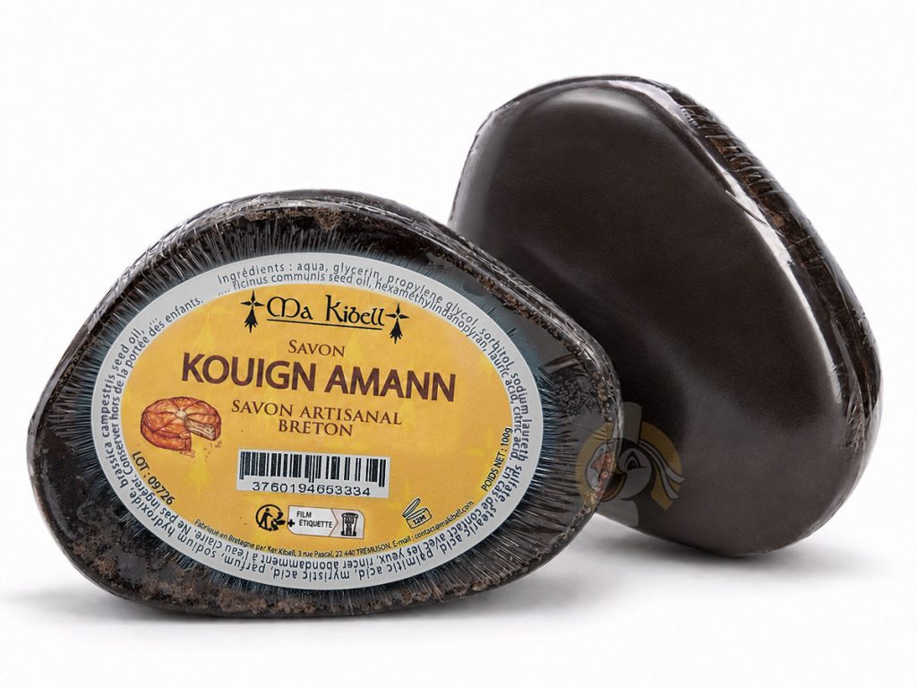 Galet de savon artisanal au kouign-amann