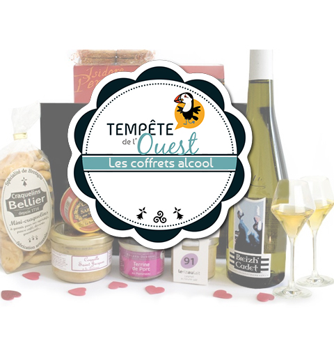 Coffret cadeau alcool original - coffret découverte alcools bretons