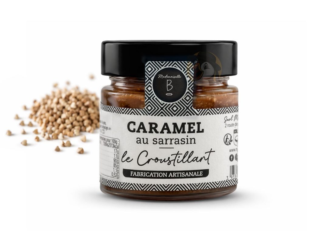 Crème de caramel au beurre salé et sarrasin 120g – Le Croustillant