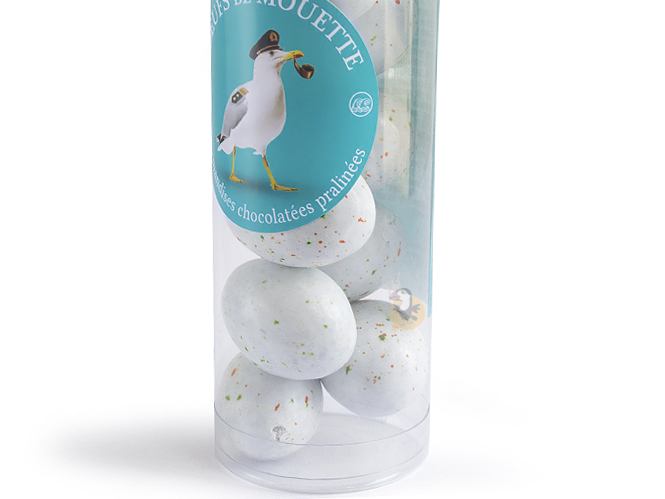 Oeufs De Mouettes Chocolat Et Praliné 130g