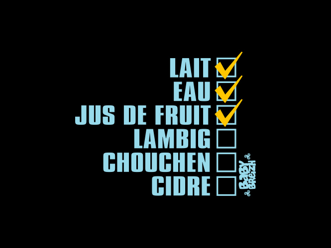 Téléchargement gratuit Images Bavoir Breton Humoristique Ma Petite Liste Baby Breizh le plus cool par