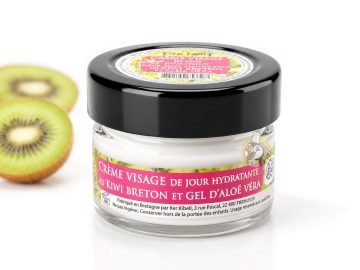 Crème visage de jour hydratante au kiwi breton et aloe vera