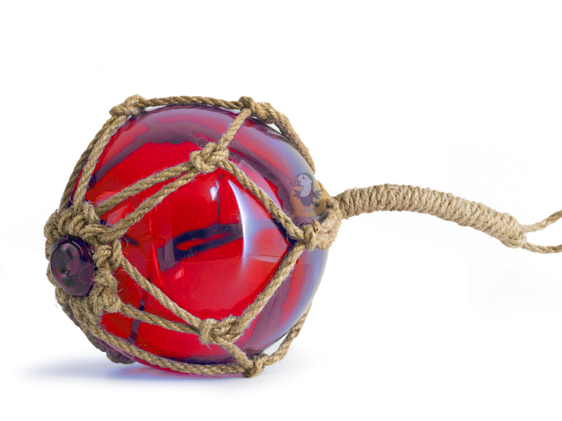 Boule de chalut 15cm Verre Bleu