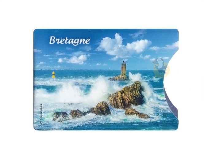 ⇒ Etui carte bancaire BZH - Anti Piratage Fraude - Fabriqué en