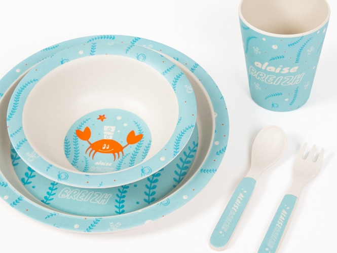 Set Vaisselle Pour Bebe 5 Pieces A L Aise Breizh Crevette Crabe Set Vaisselle Pour Bebe 5 Pieces A L Aise Breizh Crevette Crabe