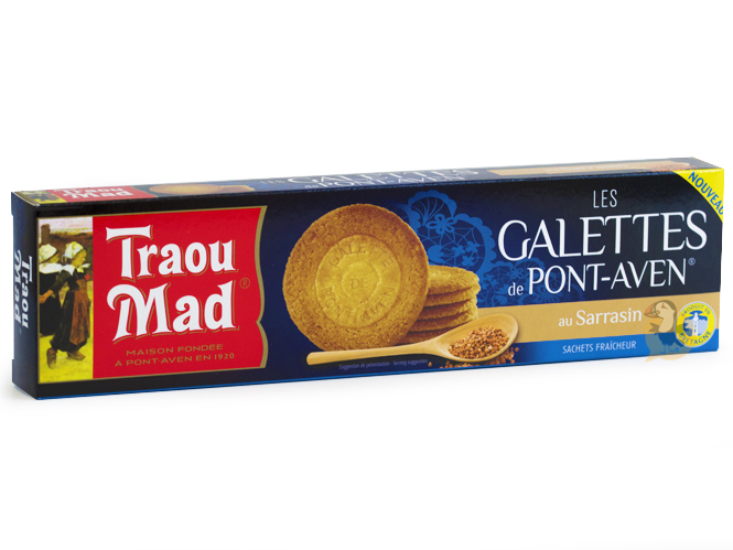 Galettes De Pont Aven Au Sarrasin 100g Galettes Bretonnes Traou Mad