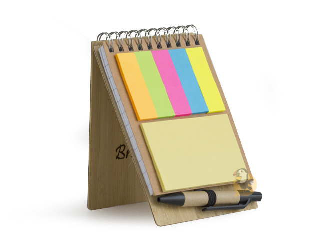 ⇒ Carnet Bloc-note Calepin en bambou Bretagne + mini stylo