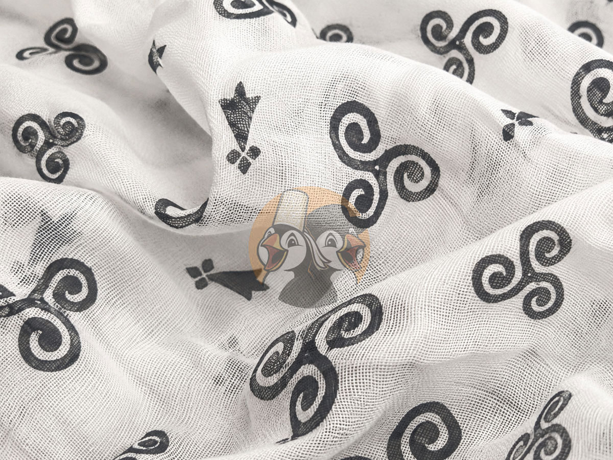 Foulard chèche hermines triskells – Image 4