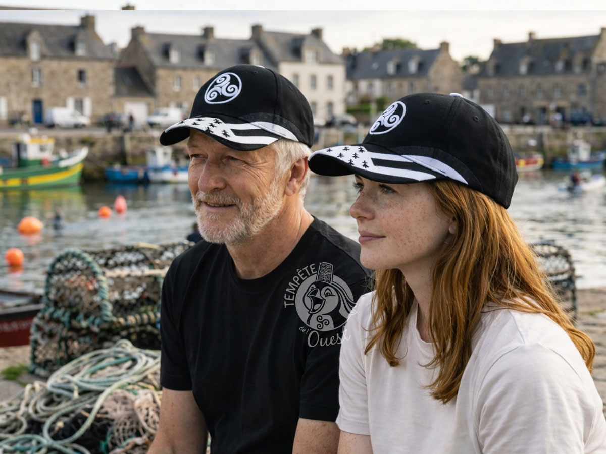 Casquette drapeau breton triskell - Gwenn ha du – Image 2