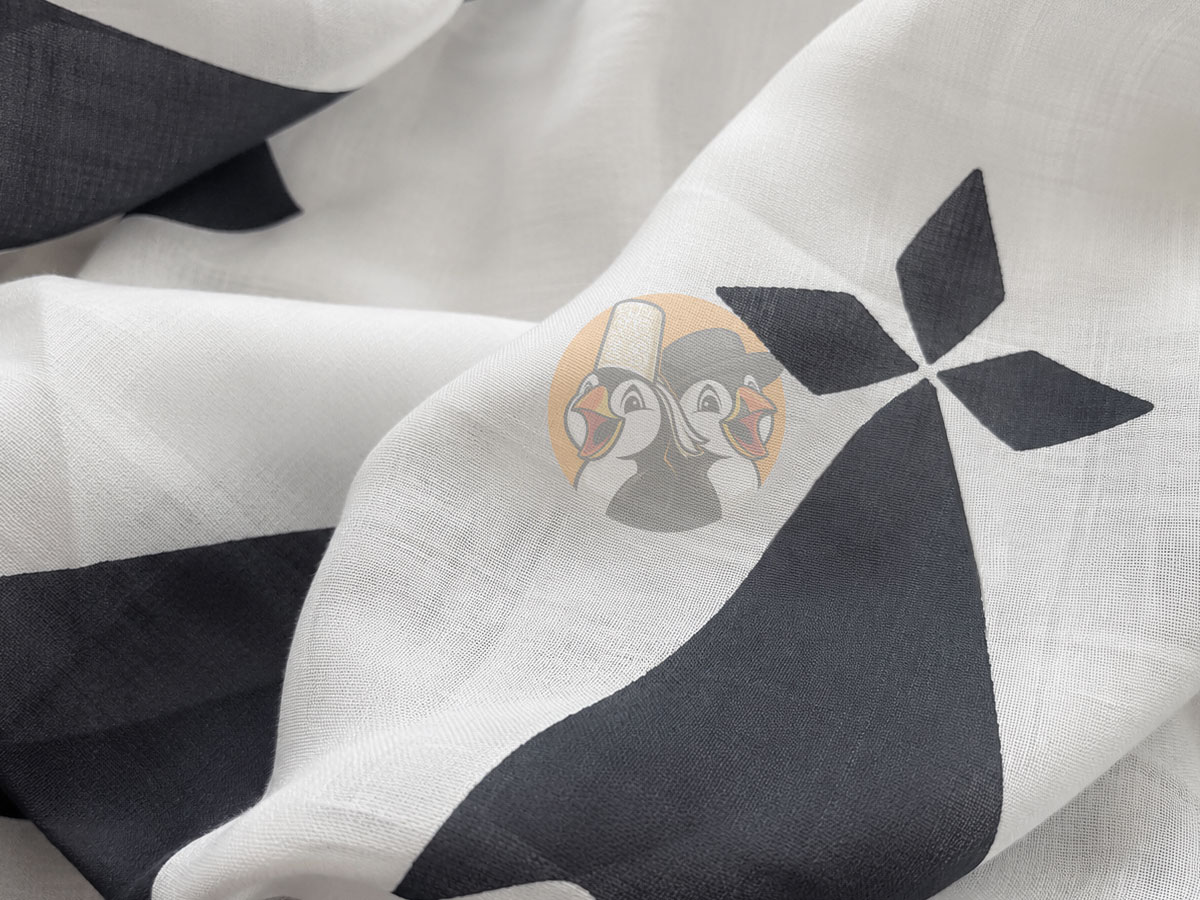 Foulard chèche / Paréo drapeau breton – Image 8