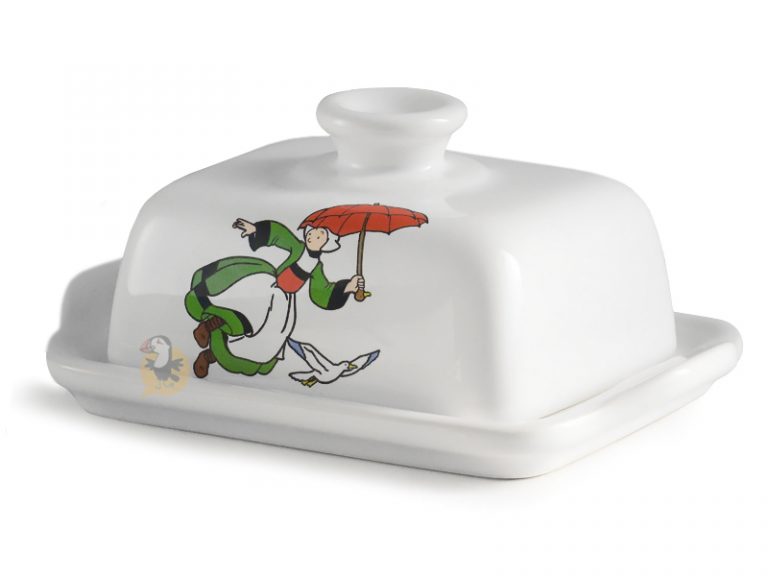 Bolée à Cidre Bécassine Parapluie & Mouette - Faïence Bretonne Authentique De Pornic