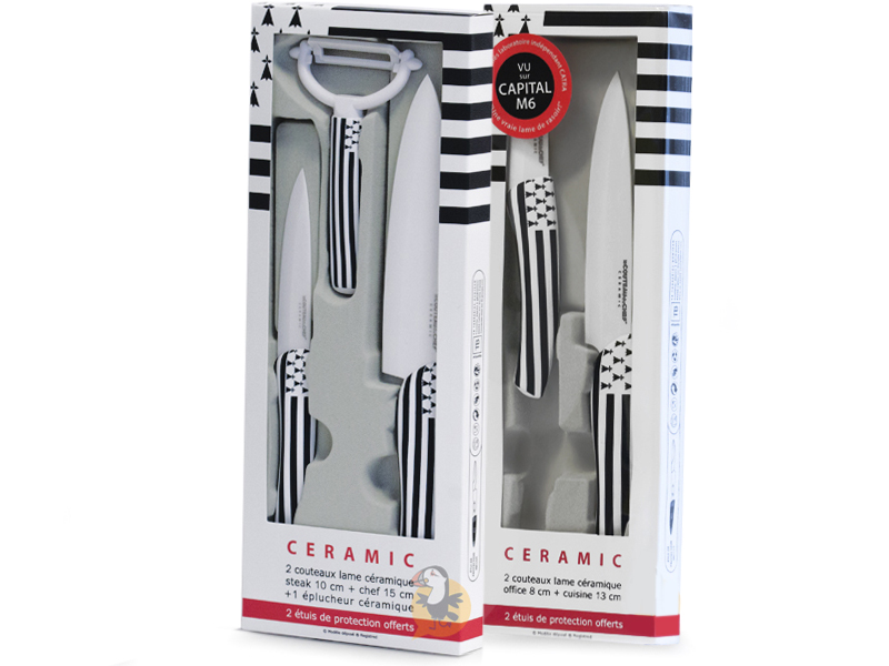 Set de 6 couteaux céramique Top Chef – Boutique du Cuisinier