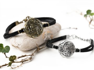 Bracelet Triskell Âme Celte - 2 finitions au choix
