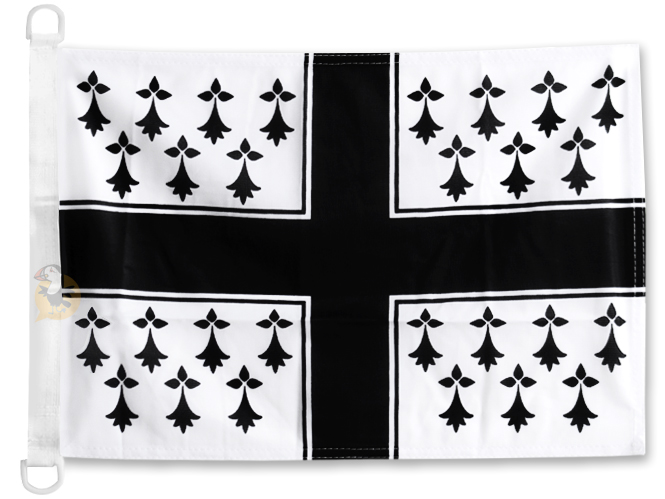 DRAPEAU BRETON - KROAZ DU (150 x 100cm)