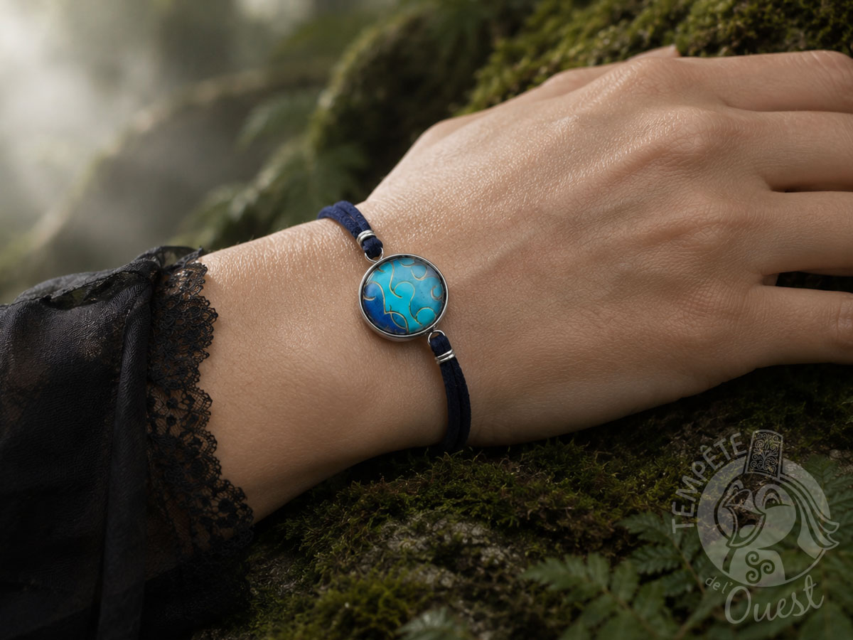 Bracelet Embruns Marins turquoise - Miroir des Fées – Image 2