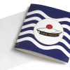 10 cartes d’invitations / Faire-part Béret marin