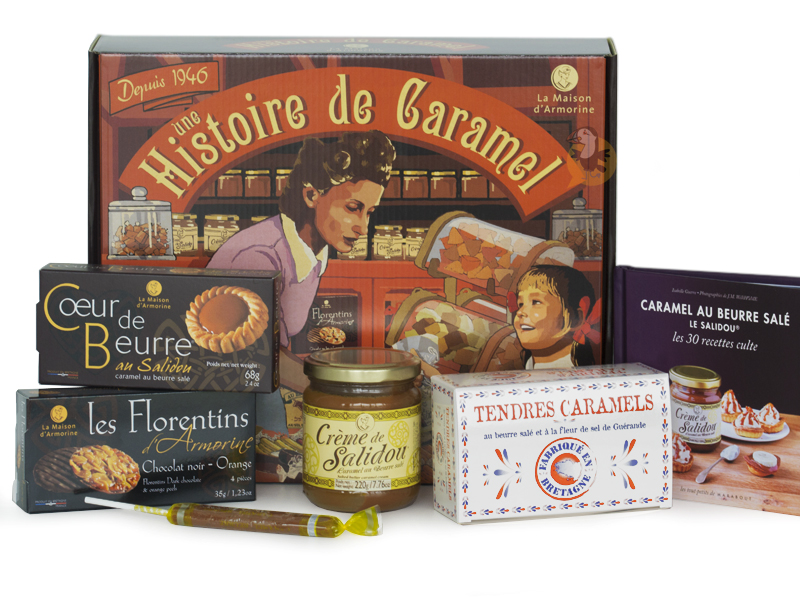 ⇒ Coffret breton dégustation 48 Thés & Tisanes de Bretagne Baronny's